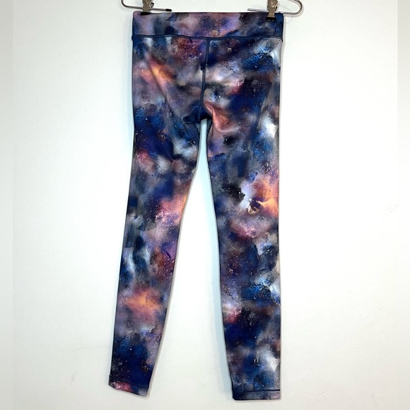 Athleta Girls Galaxy Space Print Chit Chat Leggings Sz XL - Picture 4 of 6